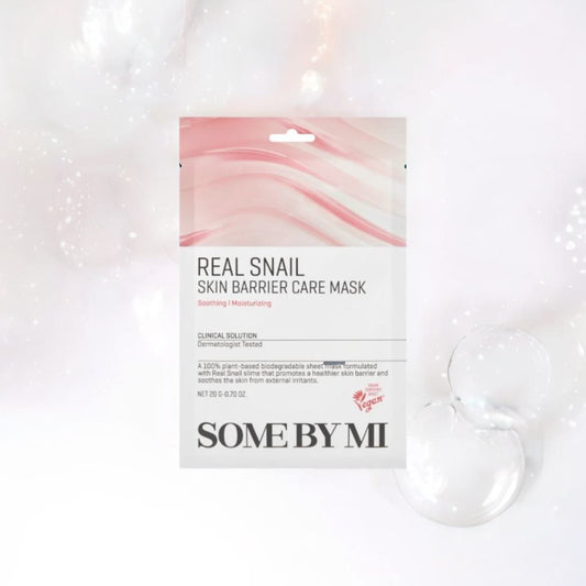 SOME BY MI Real Snail Skin Barrier Care Mask Sheet - 1pcs