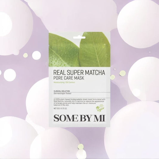 SOME BY MI Real Super Matcha Pore Care Mask Sheet -1pc